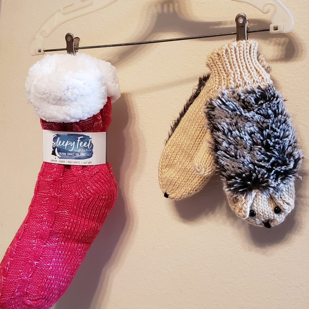 Socks and mittens